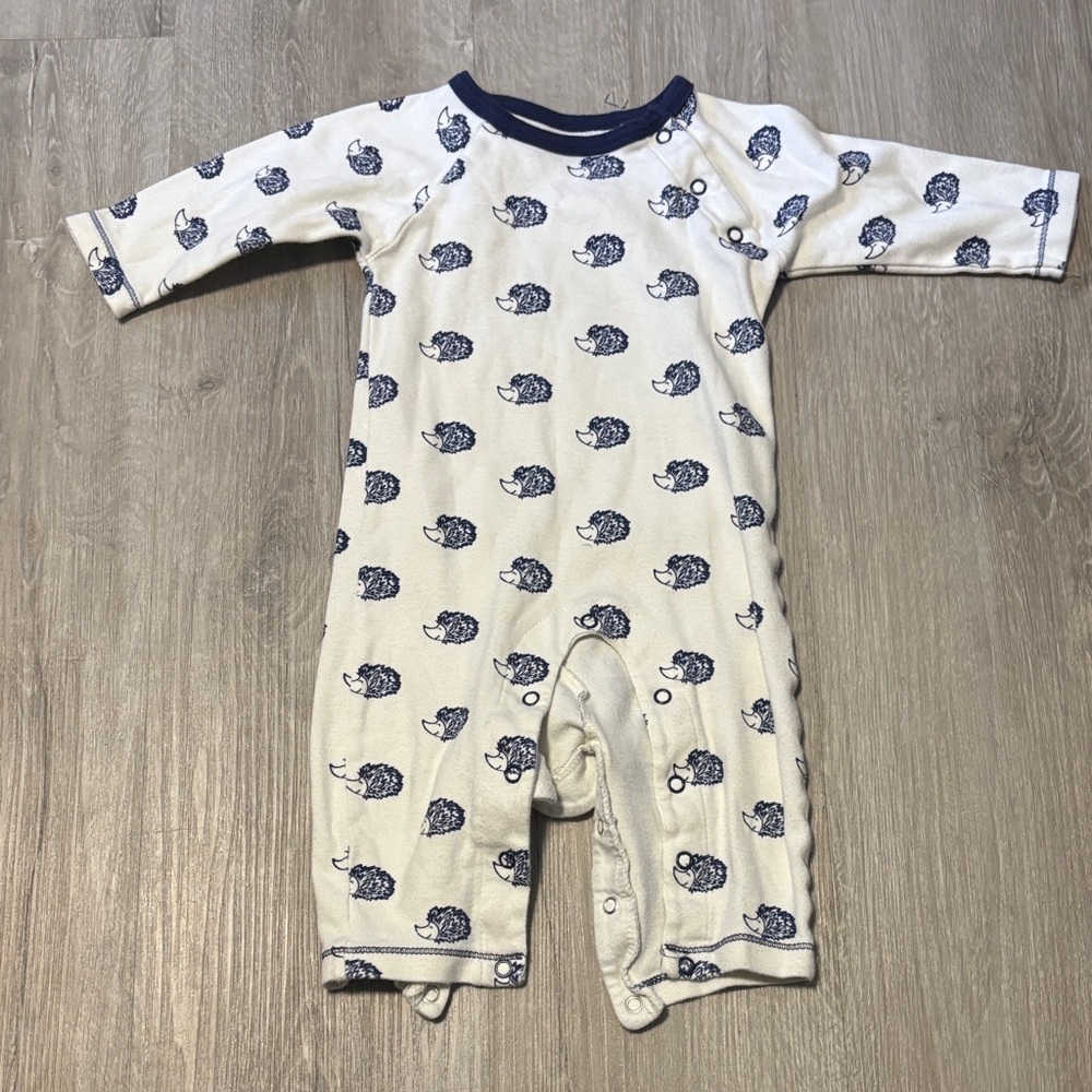 Touched by Nature Charming Turtle Print Kids Footie